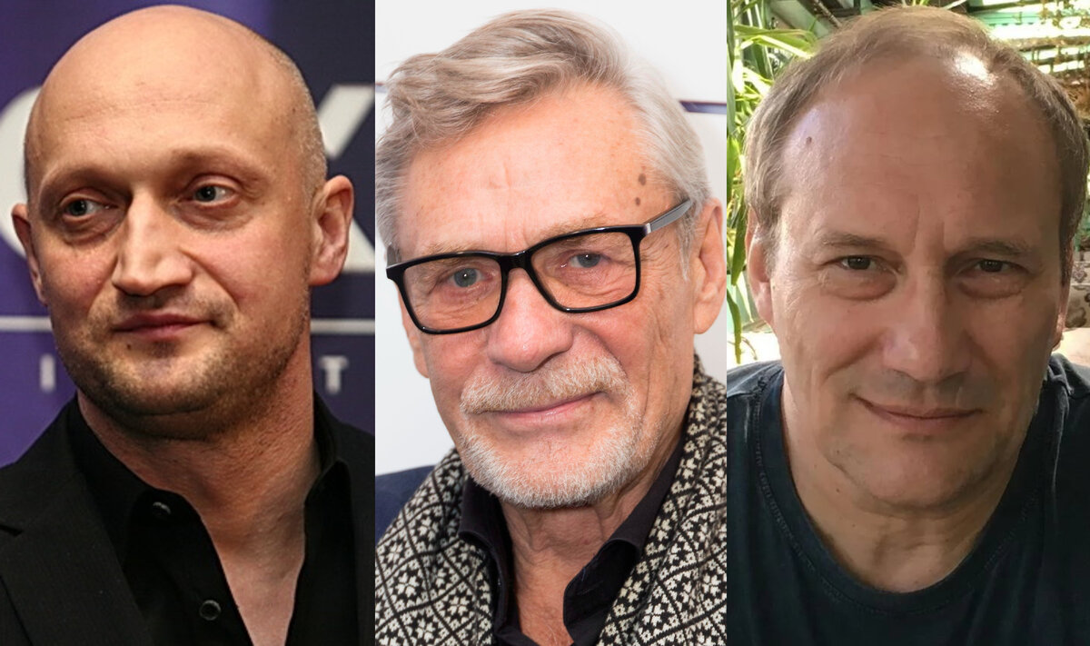 Гоша Куценко, Александр Михайлов и Евгений Сидихин.Фото Яндекс.Картинки.