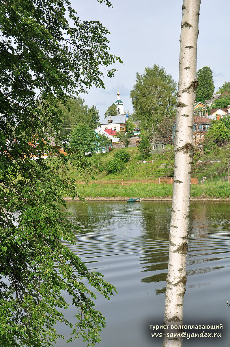 Плёс: река Шохонка, улица Луначарского, Волга. Ивановская область, часть 9  | Турист волгоплавающий | Дзен