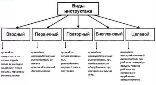 5 видов инструктажей