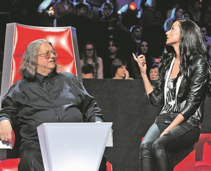 Дочь Мария в «Голос» попала в качестве советника отца, а сын сам отказался от проекта после слепых прослушиваний. Фото: Первый канал