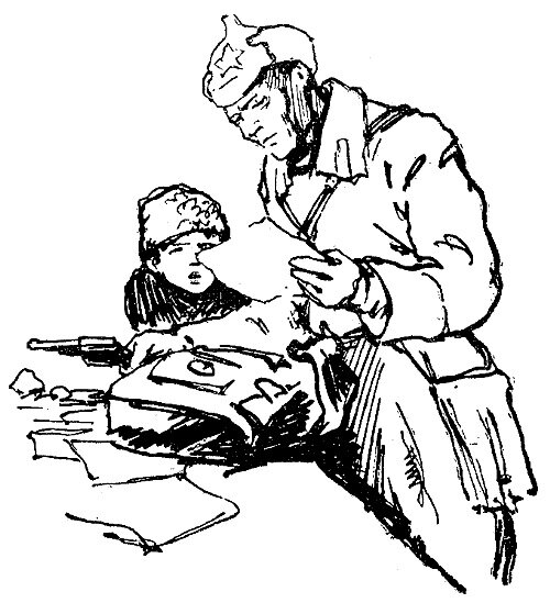 "Там, за холмом - победа". Иллюстрация П. Павлинова