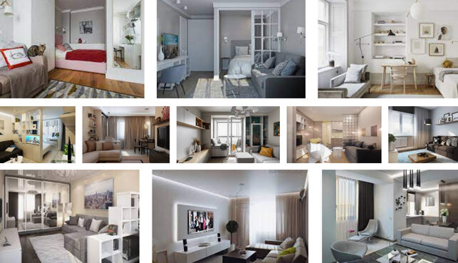 Обязательно посмотрите фото интерьеров однокомнатной квартиры. Вы почерпнете интересные идеи и зарядитесь вдохновением!