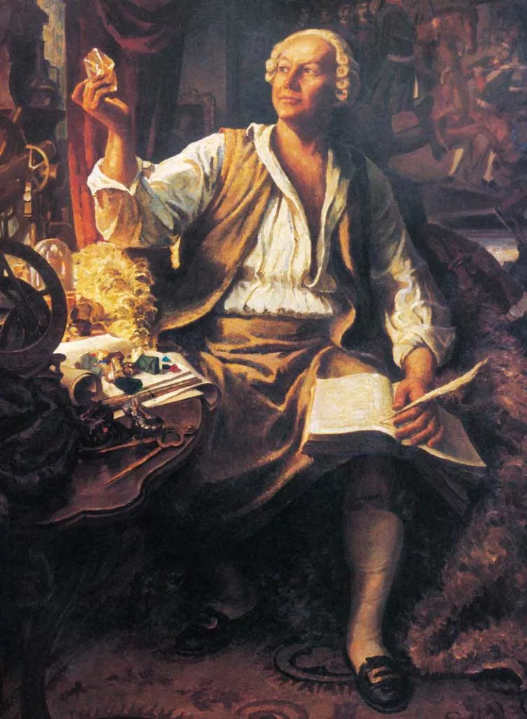 Попал в 18 век. Михайло Васильевич Ломоносов (1711-1765. Портрет Ломоносова. Михаила Васильевича Ломоносова (1711–1765)..