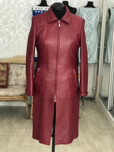 Расширение и модернизация кожаного пальто. Ателье Ирины Берзиной.