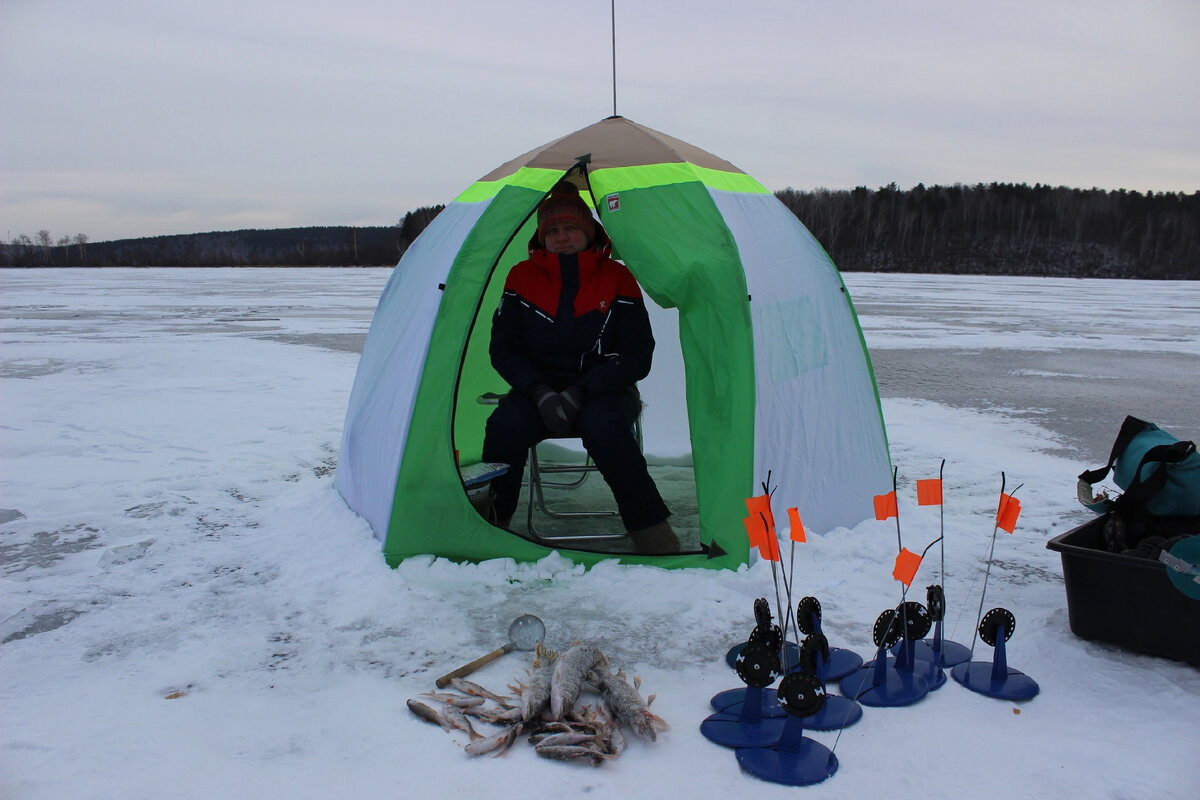 Фото автора. Зимняя рыбалка.