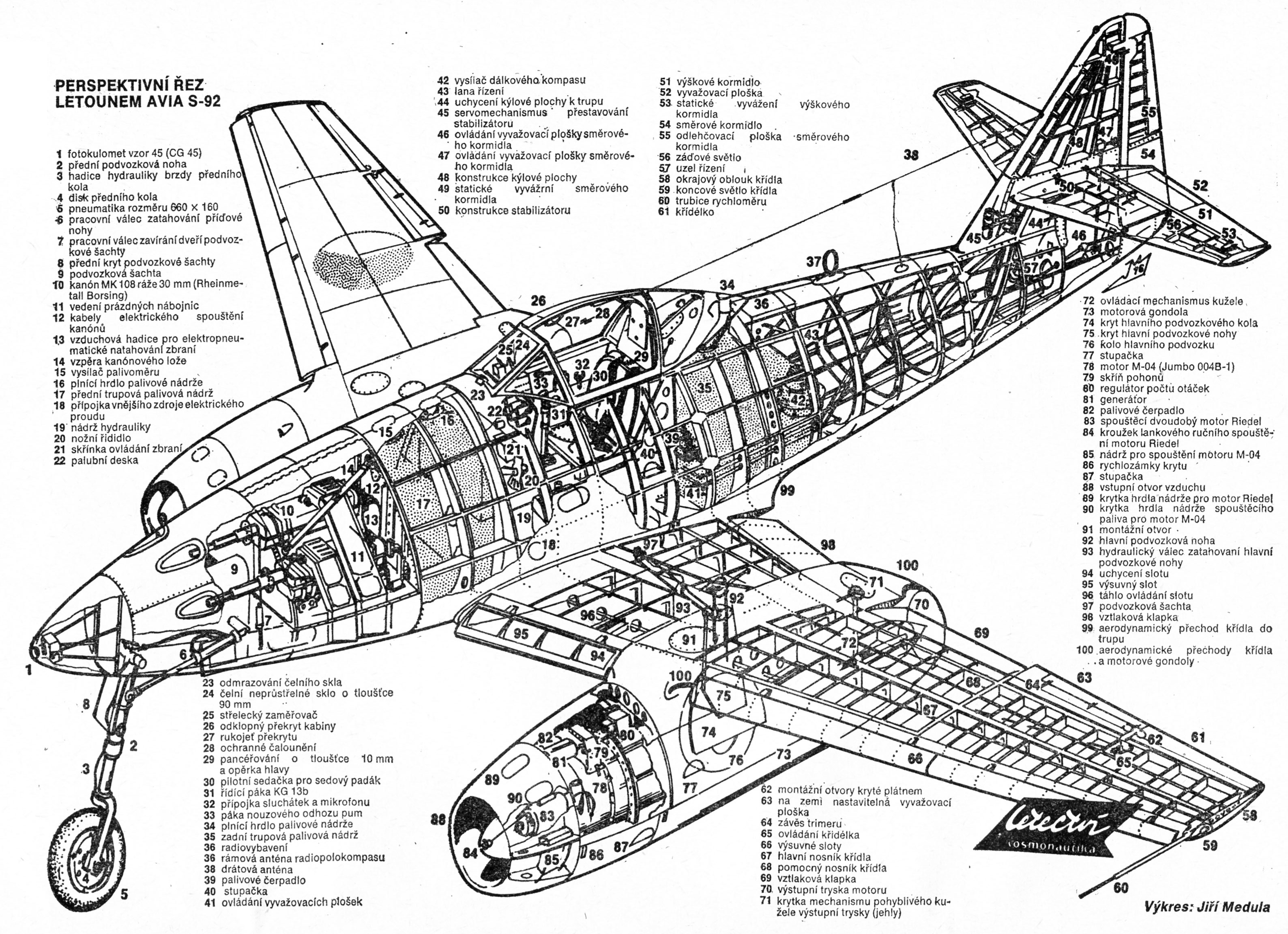 Компоновочная схема истребителя S-92. Источник фото: http://www.airwar.ru/