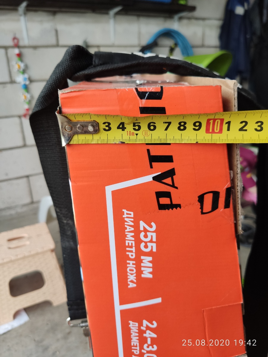 Боковая сторона сверху