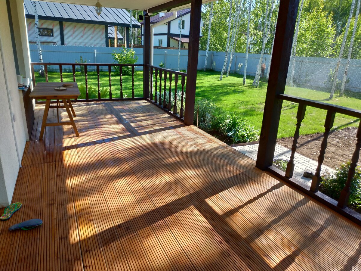 Наша терраса.