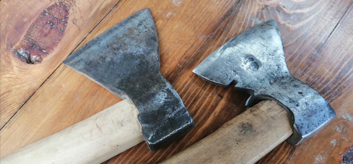 В сравнение с обычным топором