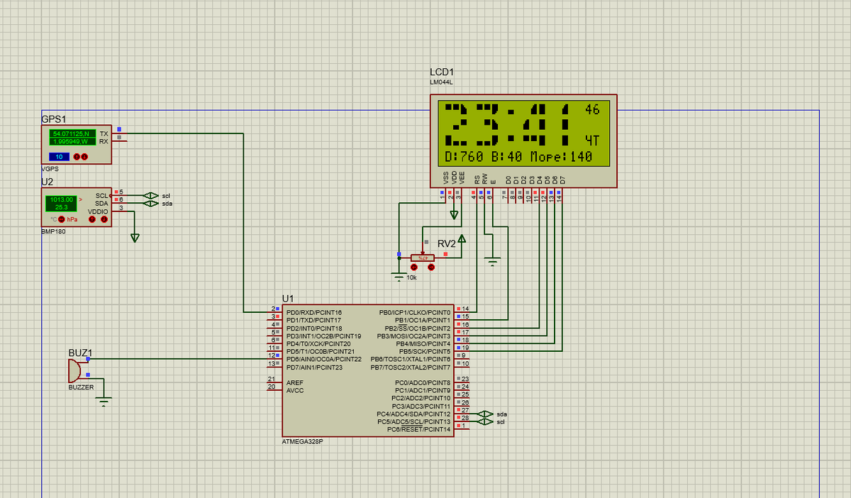 Схема GPS часов