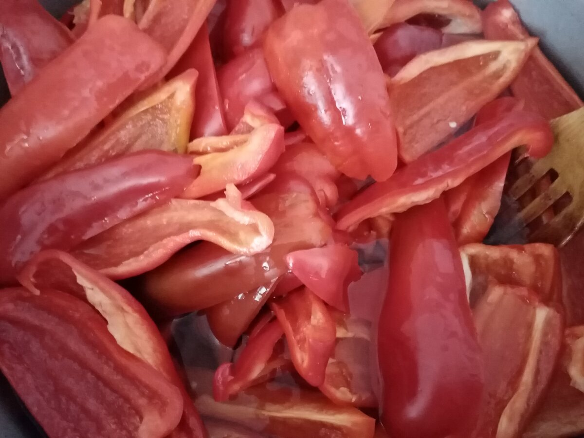 Приготовление маринованного болгарского перца. 