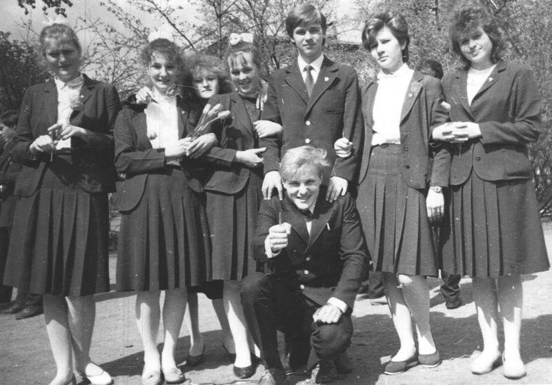 Московские школьники второй половины 80-х. Фото из свободных интернет- источников