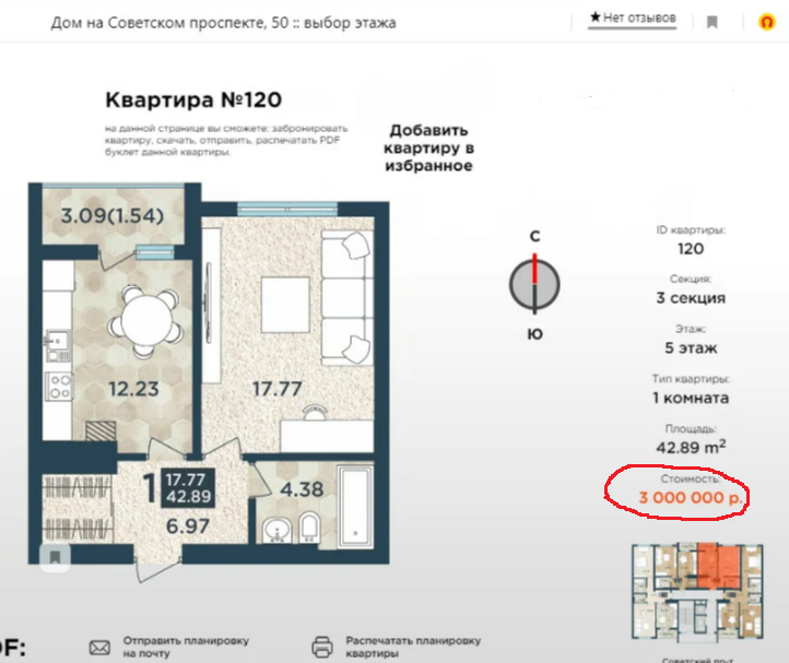 Цена в марте