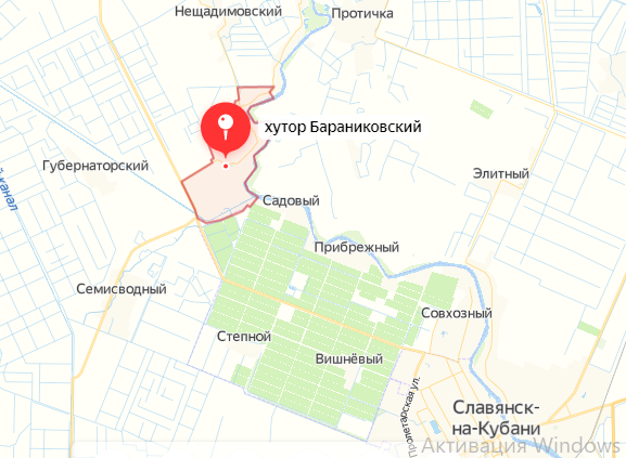 Карта г славянска на кубани с улицами и номерами домов