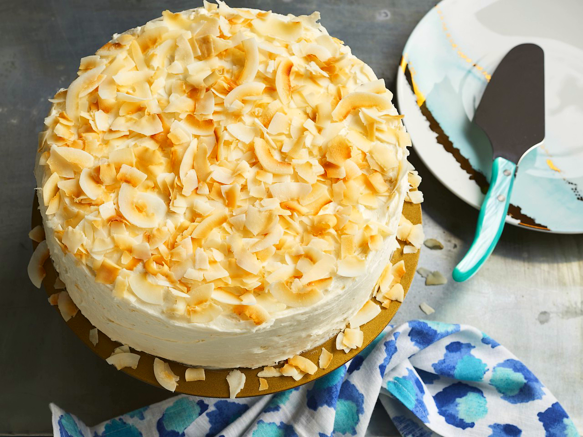 Готовый, «Белый, праздничный торт»