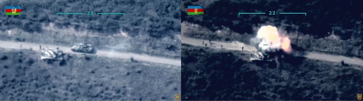 Фото опубликованное правительством Азербайджана 