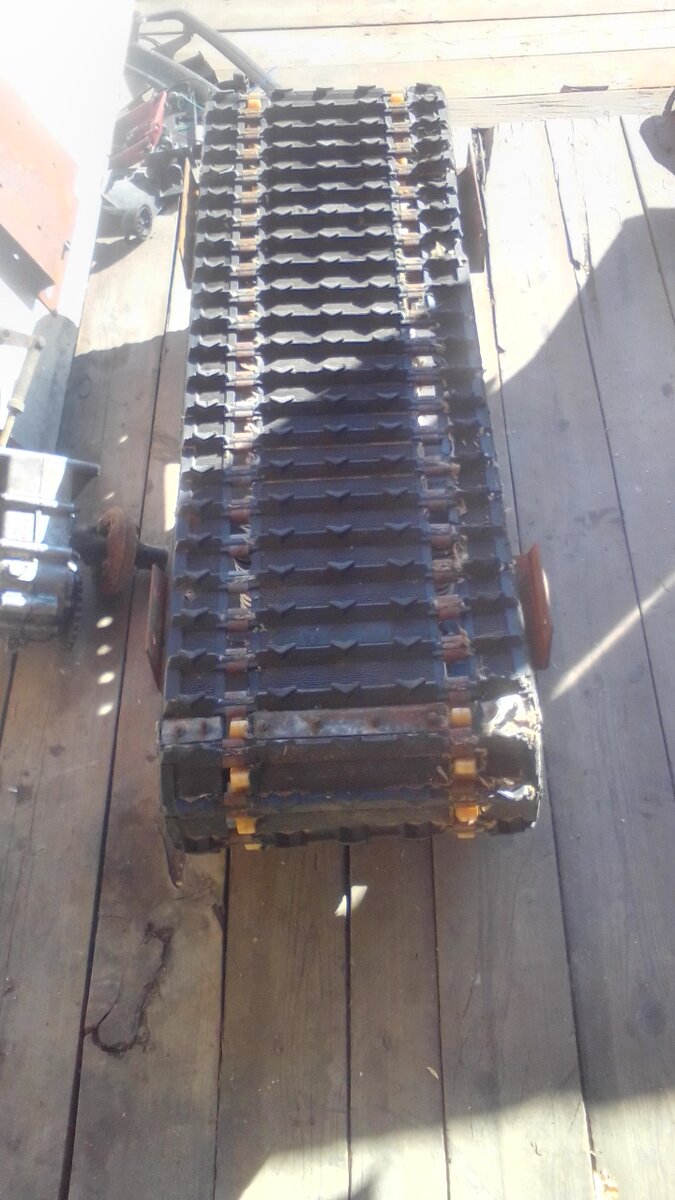 Стыковка гусянки.