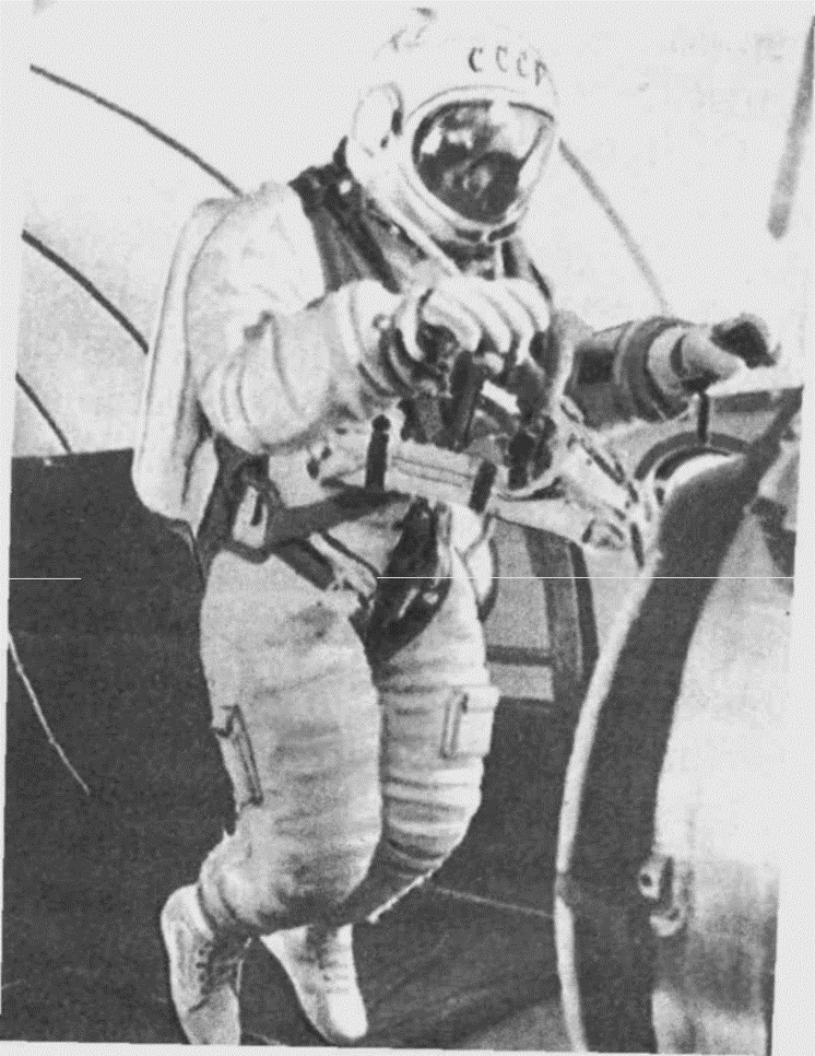 Скафандр первых космонавтов. Первый выход человека в открытый космос Леонов.