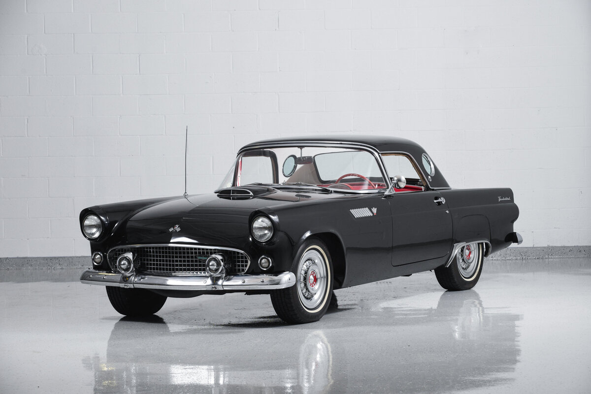 Ford Thunderbird 1955 Yellow Limited