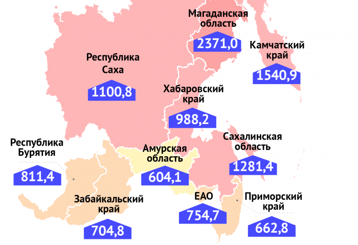 По распространенности коронавируса Камчатка уступает только Колыме 