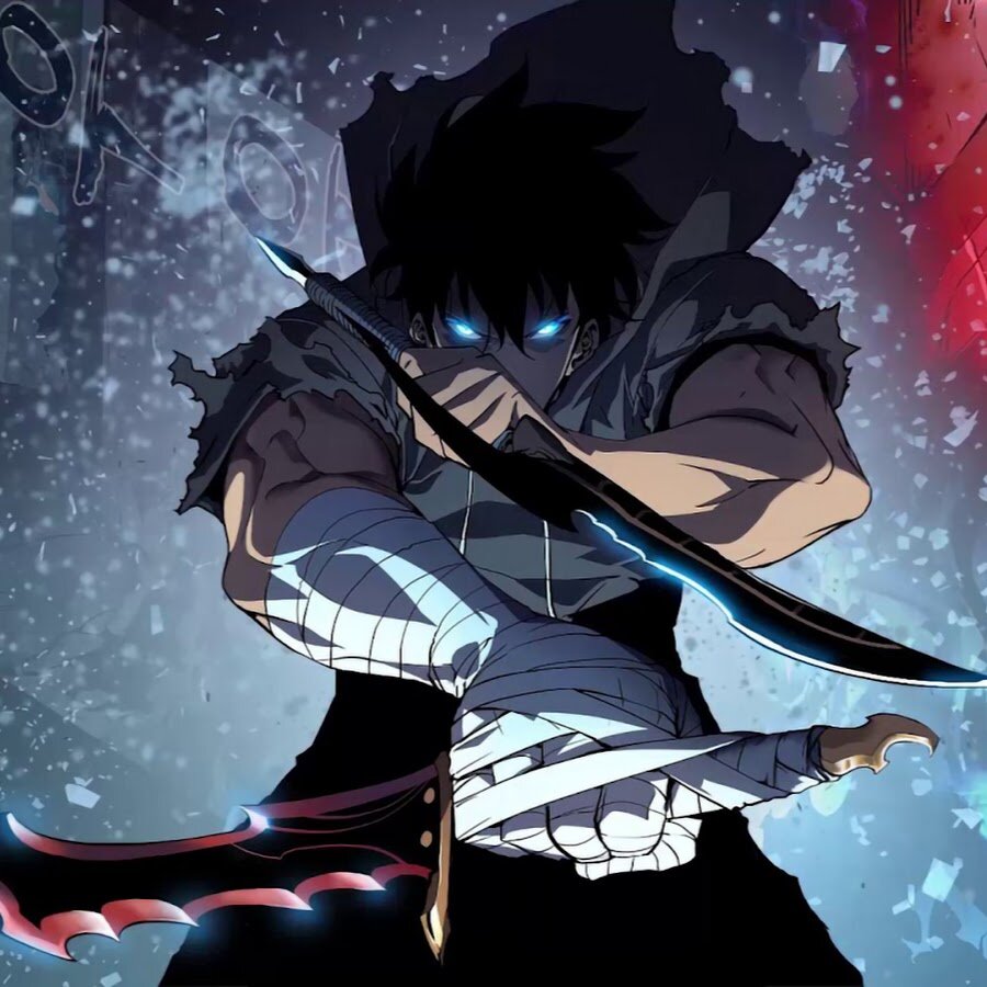 Кадр из манхвы "Поднятие уровня в одиночку"