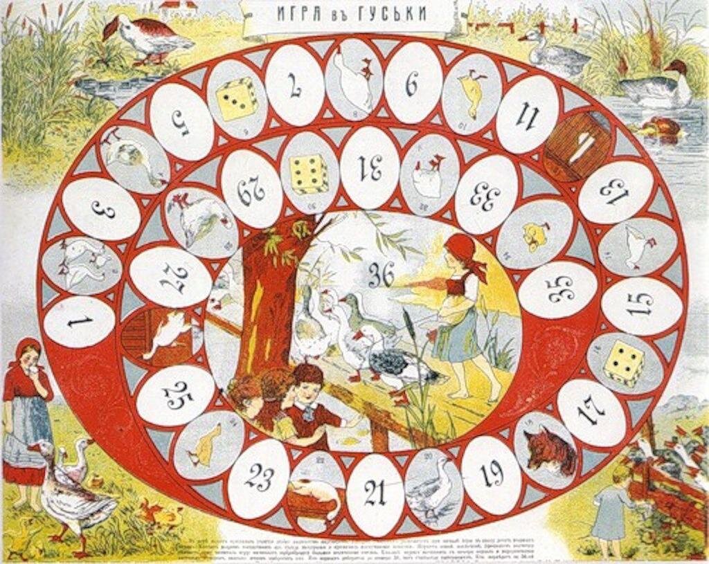 НАСТОЛЬНАЯ ИГРА «ГУСЕК». ИЗОБРАЖЕНИЕ: HLEB.ASIA