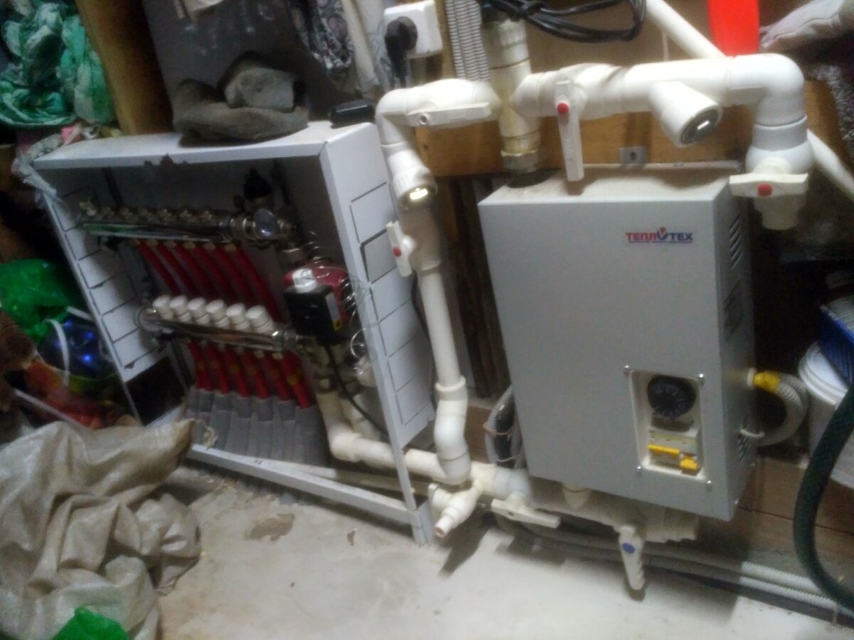 Система отопления теплыми полами