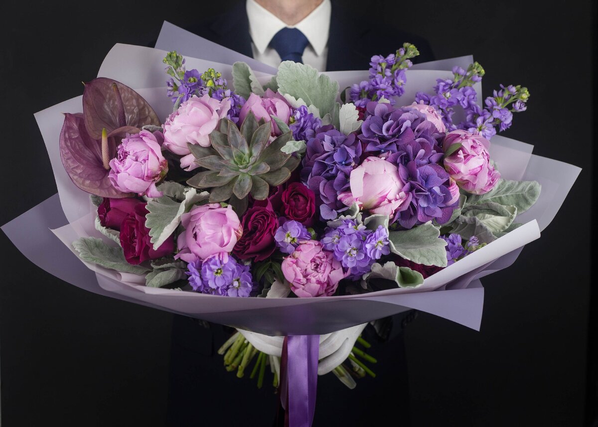 Авторский тематический букет к Хэллоуину из коллекции LADY`STYLE