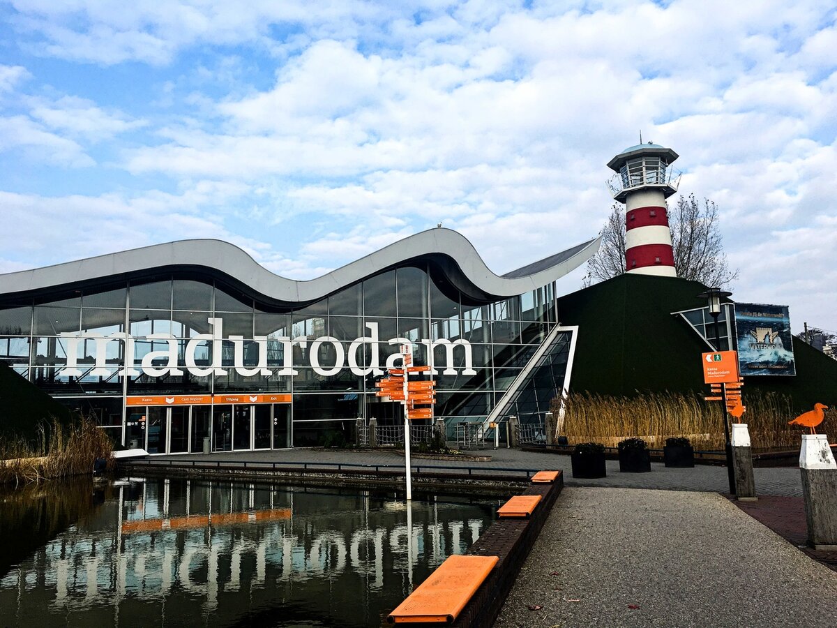 Вход в парк миниатюр "Madurodam"