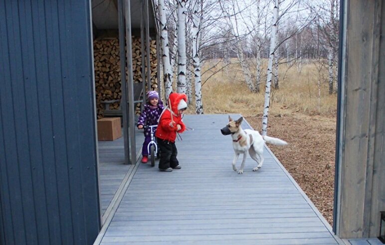 Поселок "без заборов" Фото с сайта https://scouthouse.ru/saraevo