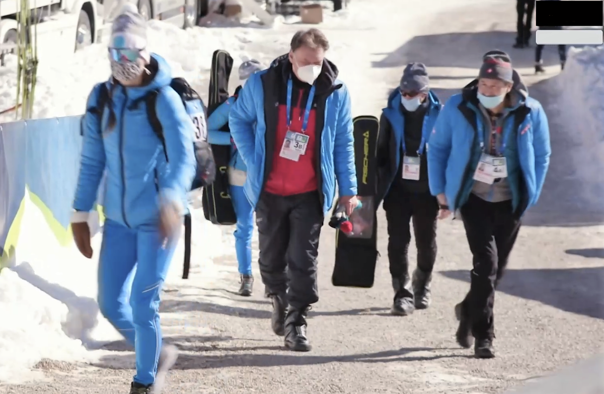 Старшие тренеры сборной России по биатлону Михаил Шашилов и Юрий Каминский.