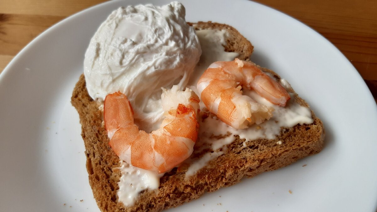 тост со сливочным сыром