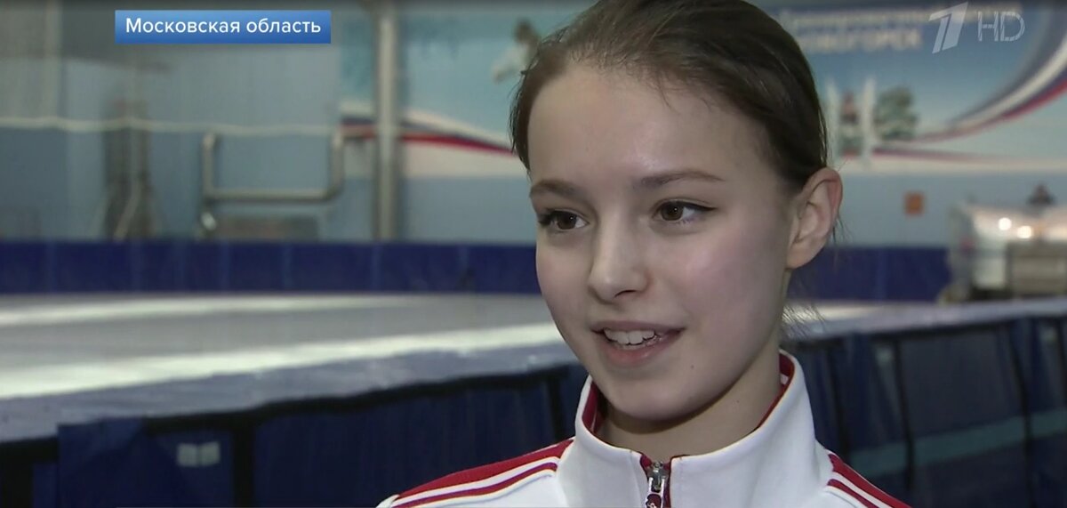 Кадр из интервью для Первого канала