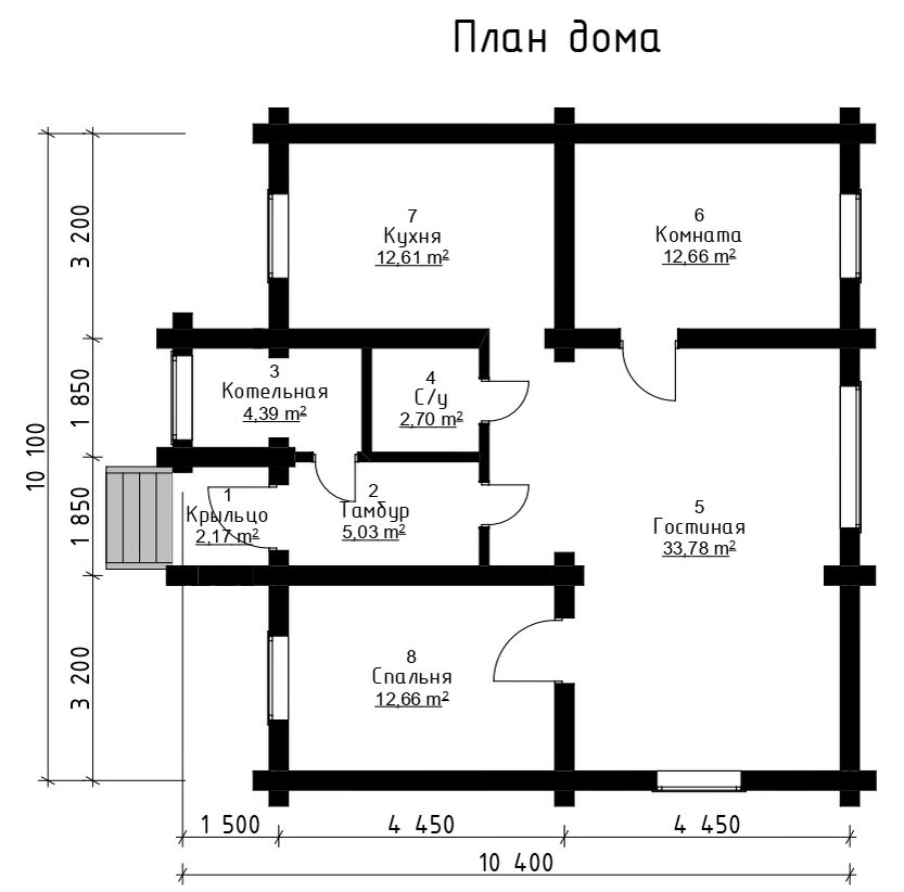 План дома