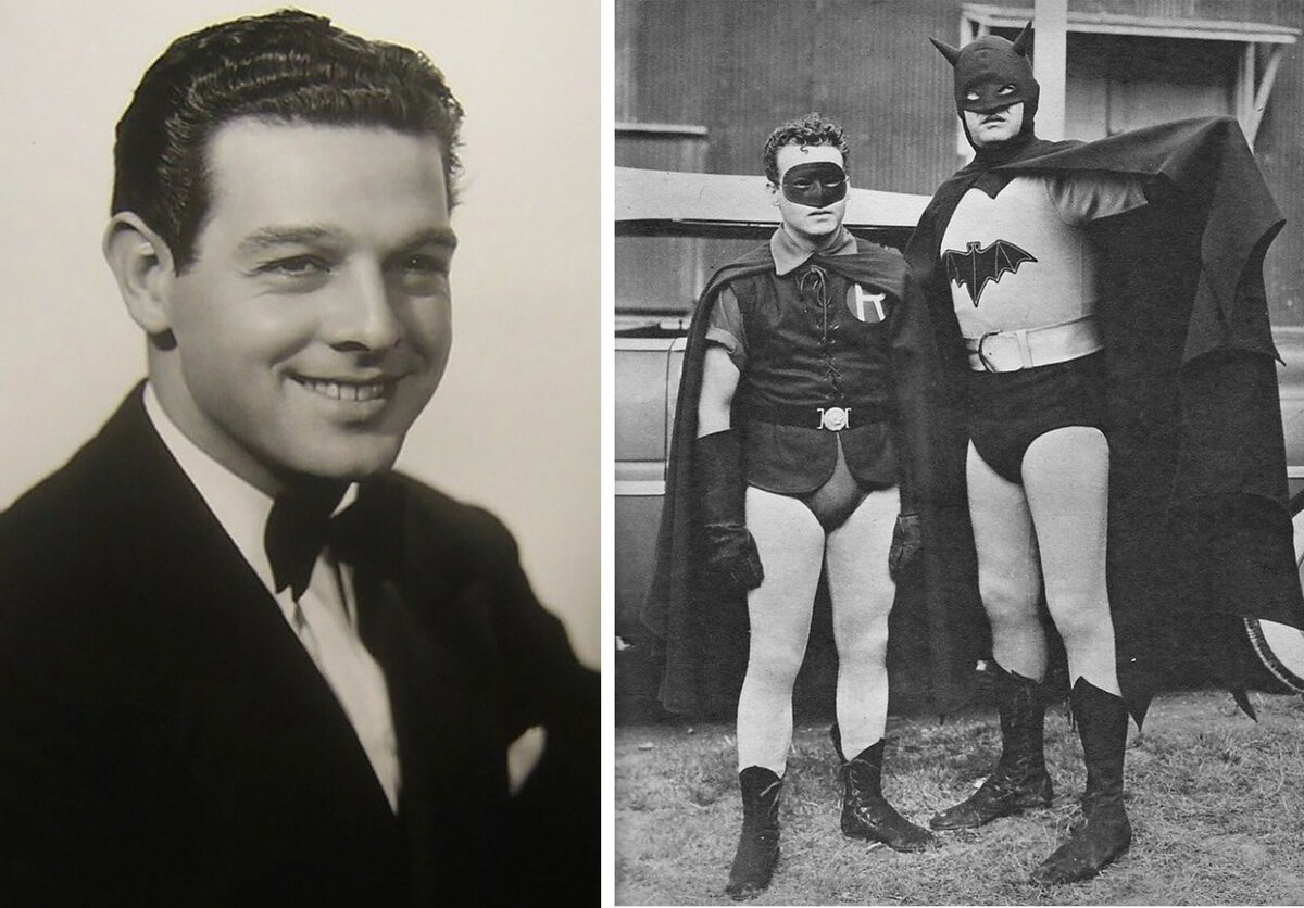 Бэтмен 1949 года - Роберт Лори. Сериал. Не очень успешный.