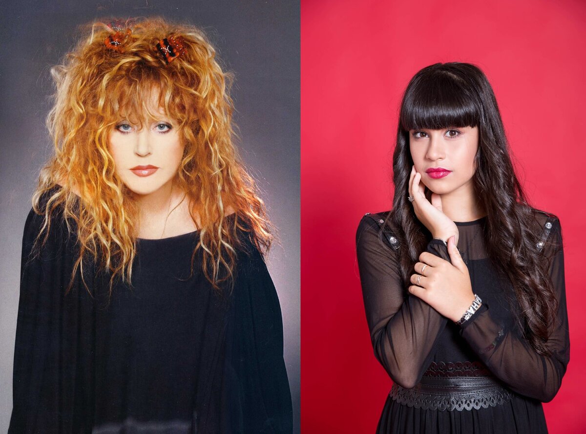 Алла Пугачева и Диана Анкудинова. Коллаж Автора.