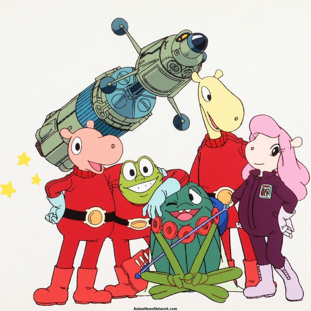 Экипаж и главные герои Звездолёта Стрелец:Топпи,Рана,Сибип,Жираффи,Анна.