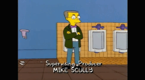 Гомера заставляют делать зарядку на работе //Симпсоны (The Simpsons), s07e07 © 20th Century Fox Film Corporation 