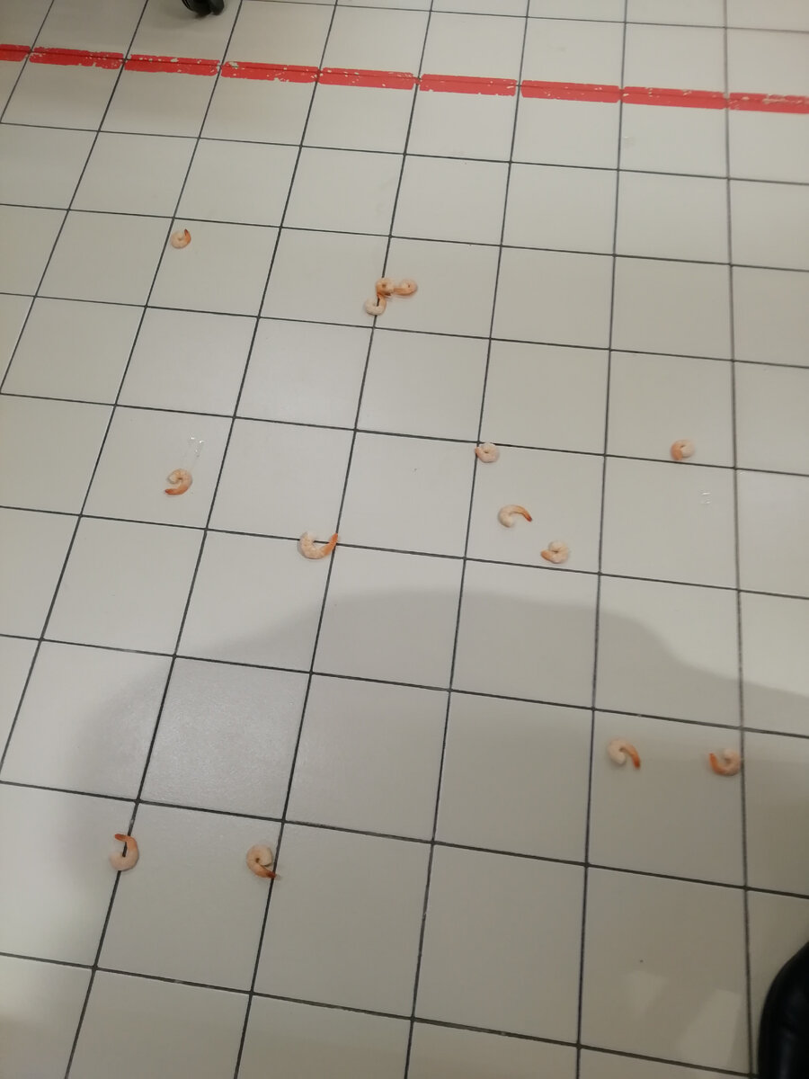 Креветки теперь валяются под ногами