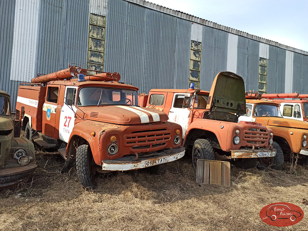 Посмотрел площадку, где собраны десятки советских пожарных автомобилей  перед утилизацией | АвтоДвиж | Дзен