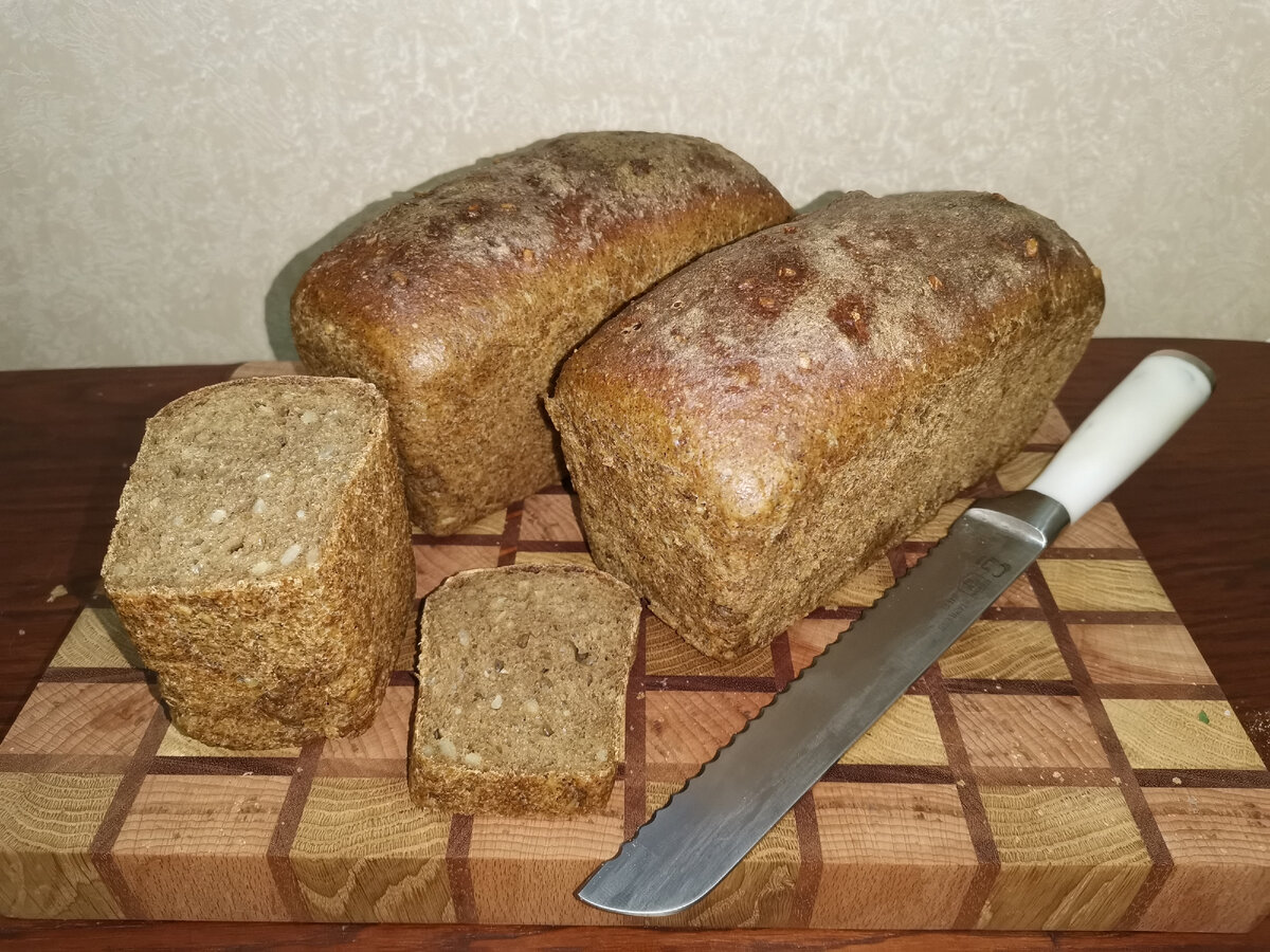 Ржано-пшеничный хлеб на осахаренной заварке