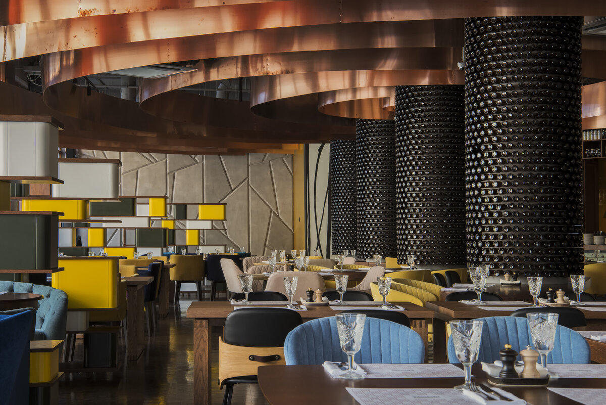 Интерьер ресторана Krombacher Beer Kitchen в Москве