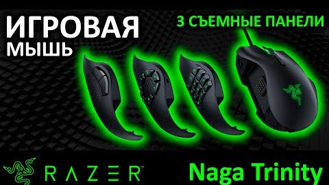 Игровая мышь для задротов Razer Naga Trinity (RZ01-02410100-R3M1)