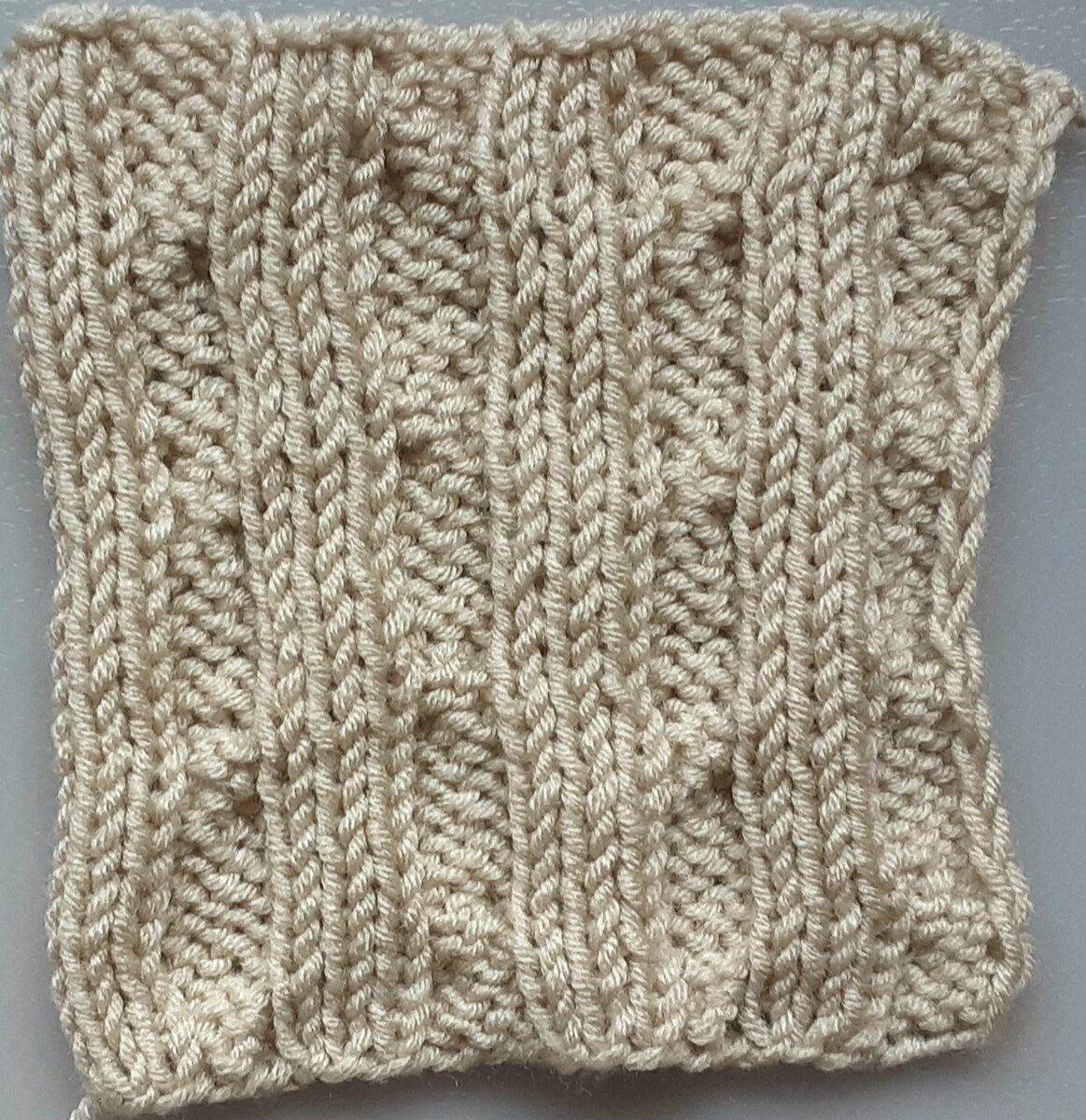 Изнаночная сторона узора.