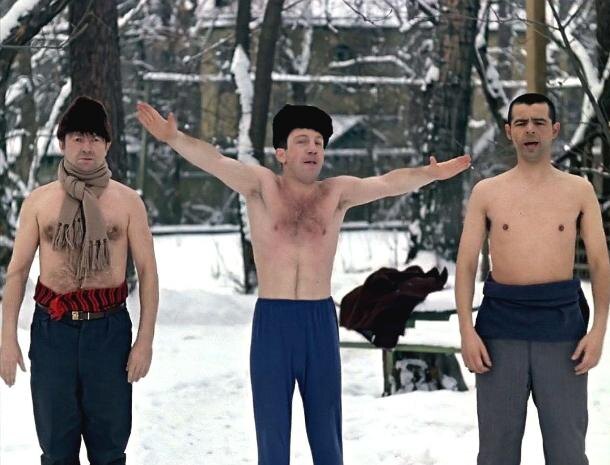 Кадр из "Джентльменов удачи"