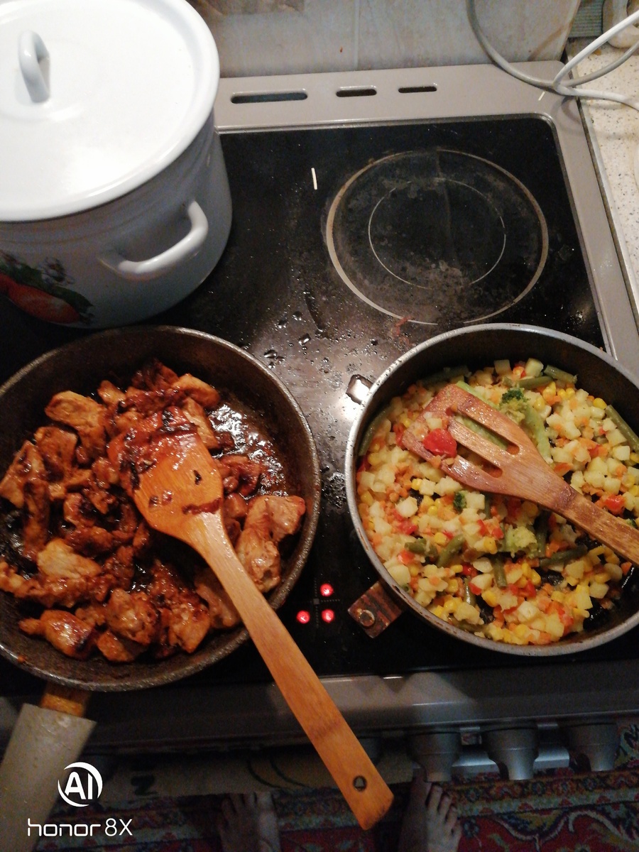 Приготовил ужин