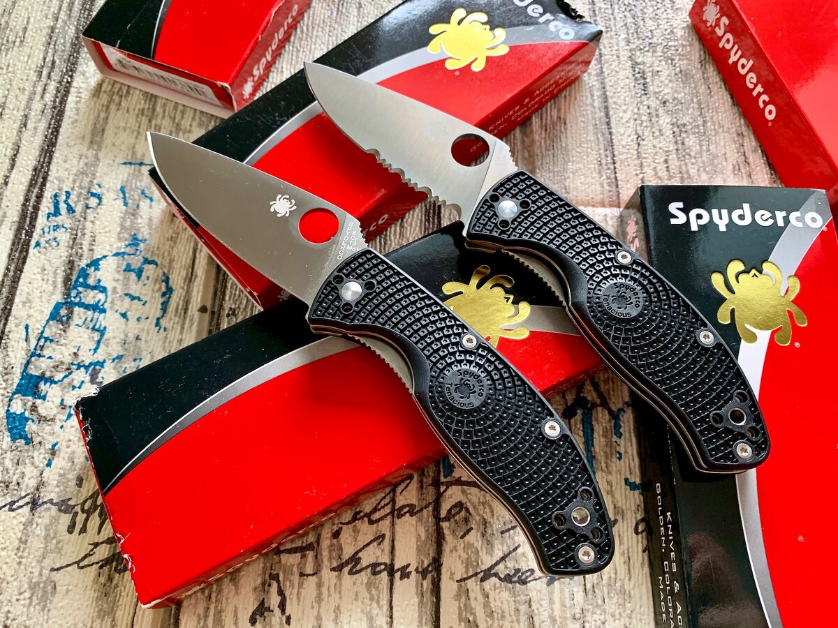   Складные нож Spyderco Tenacious, FRN Handle
