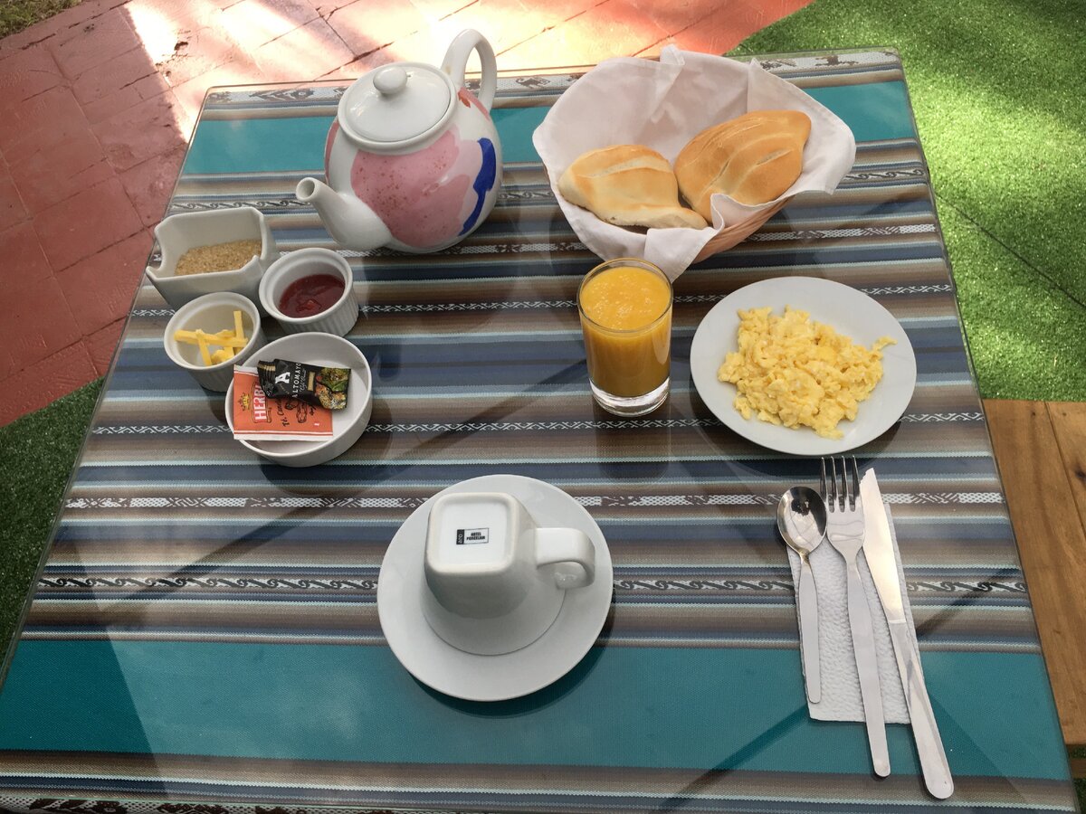 Завтрак в Арекипе (Перу)