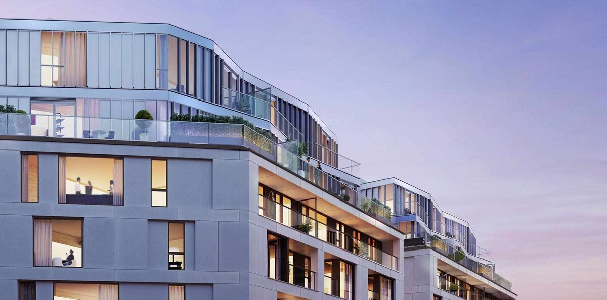 Пентхаус, два верхних этажа с террасой