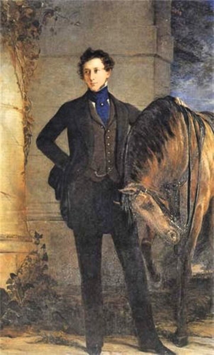 К. Робертсон. Портрет В.П. Давыдова. 1840